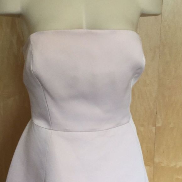 Halston  Strapless Structured Dress Barely… - Picture 3 of 9